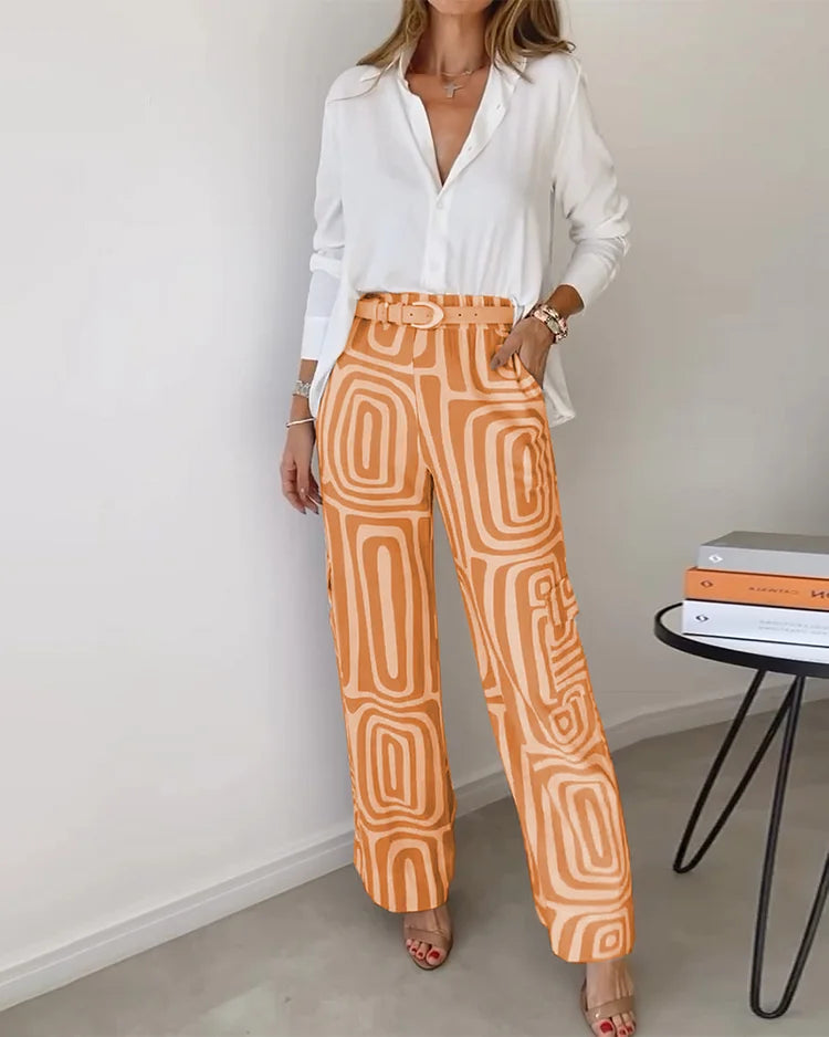 Pantalón Mujer de Tiro Alto Ajustado