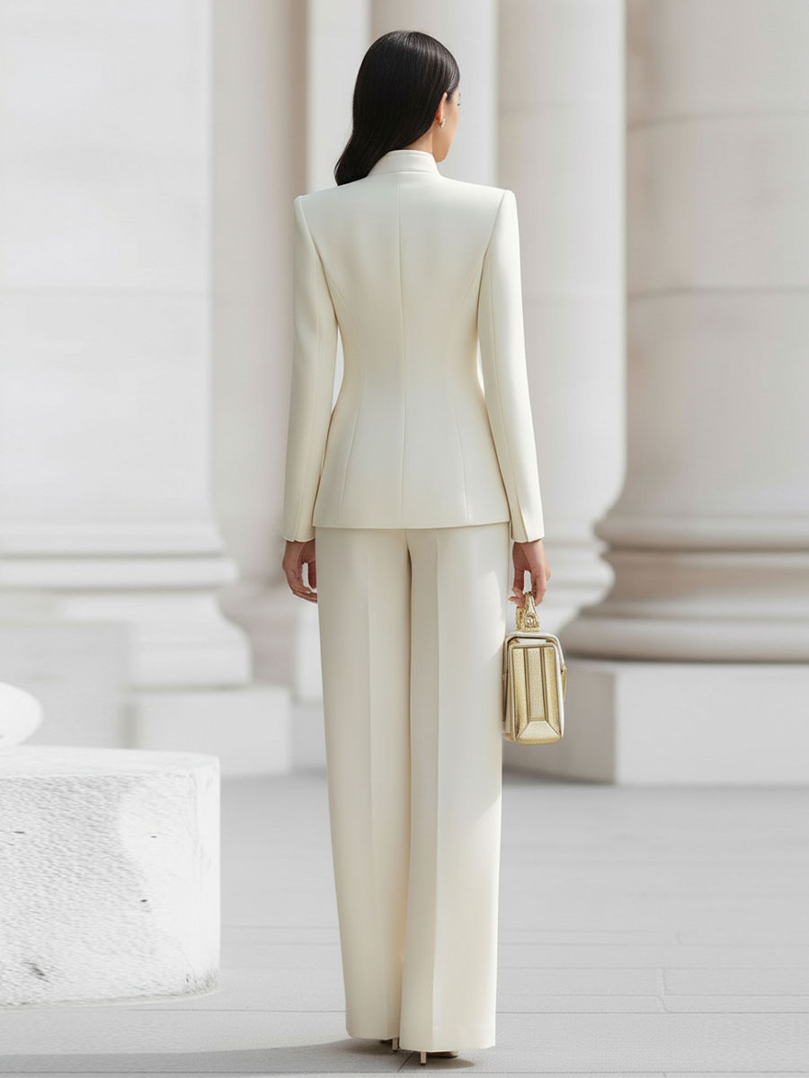 Conjunto Mujer Elegante Detalles Decorativos