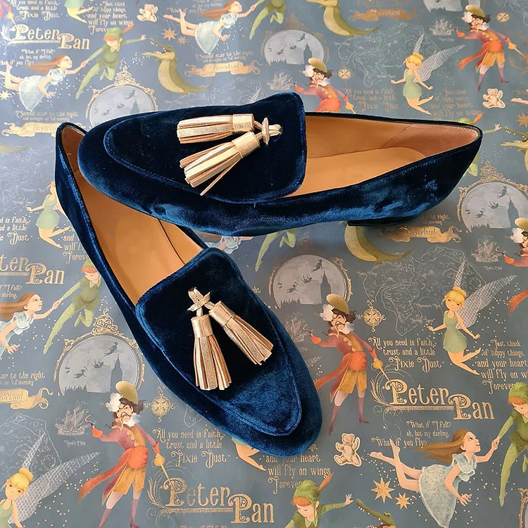 Mocasines Mujer de Piel con Flecos Elegantes