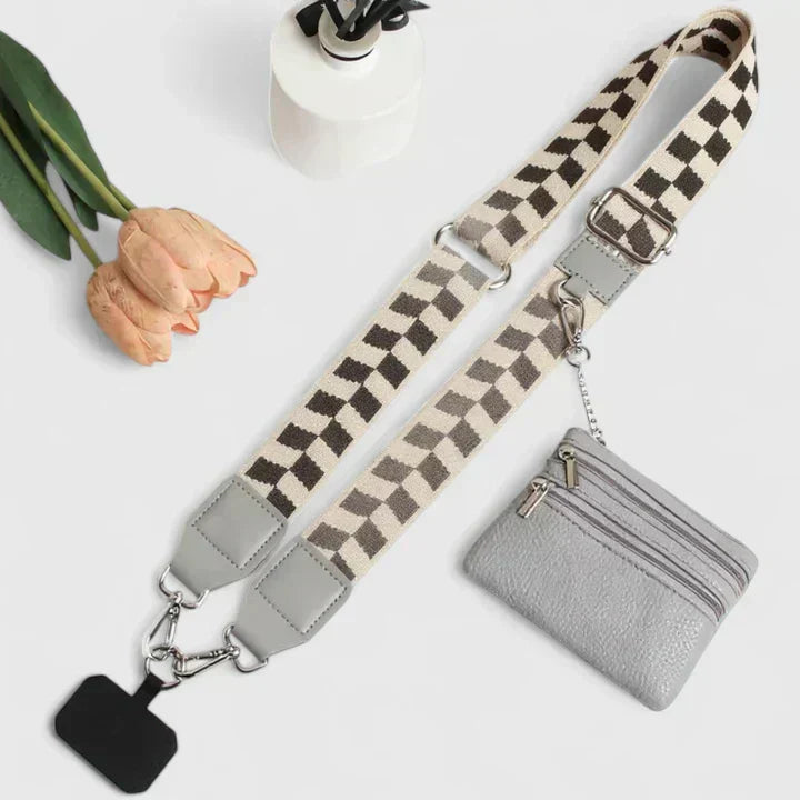 Bolso Bandolera Mujer con Porta Teléfono Diseño Refinado