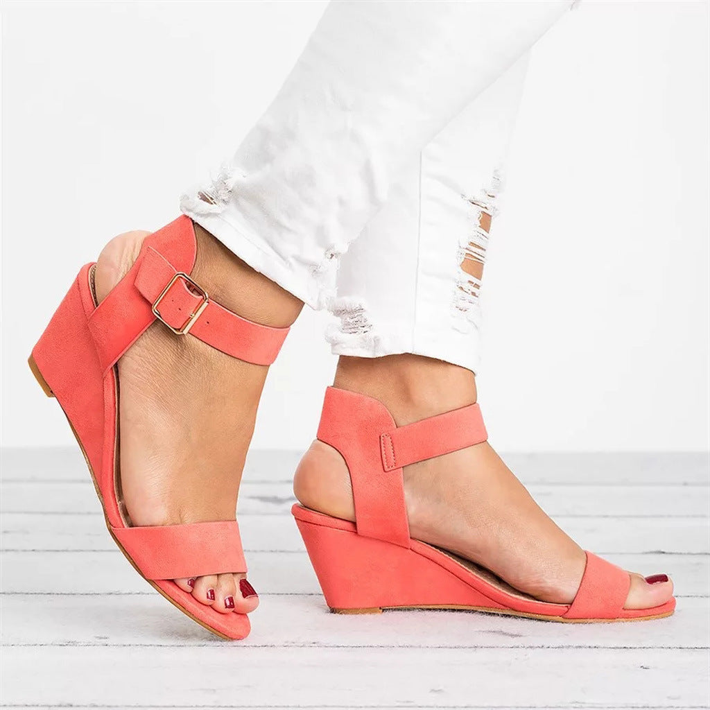 Sandalias Mujer con Cuña y Pulsera Primavera
