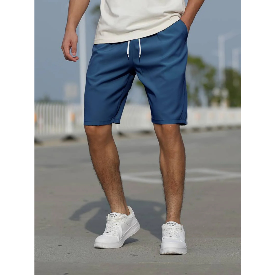 Bermudas Hombre Algodón Cómodas Ajuste Casual