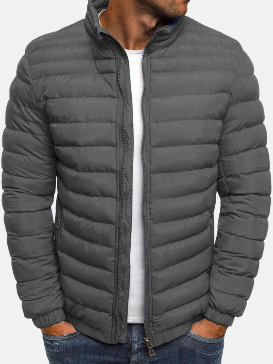 Chaqueta Puffer Hombre Casual Acolchada