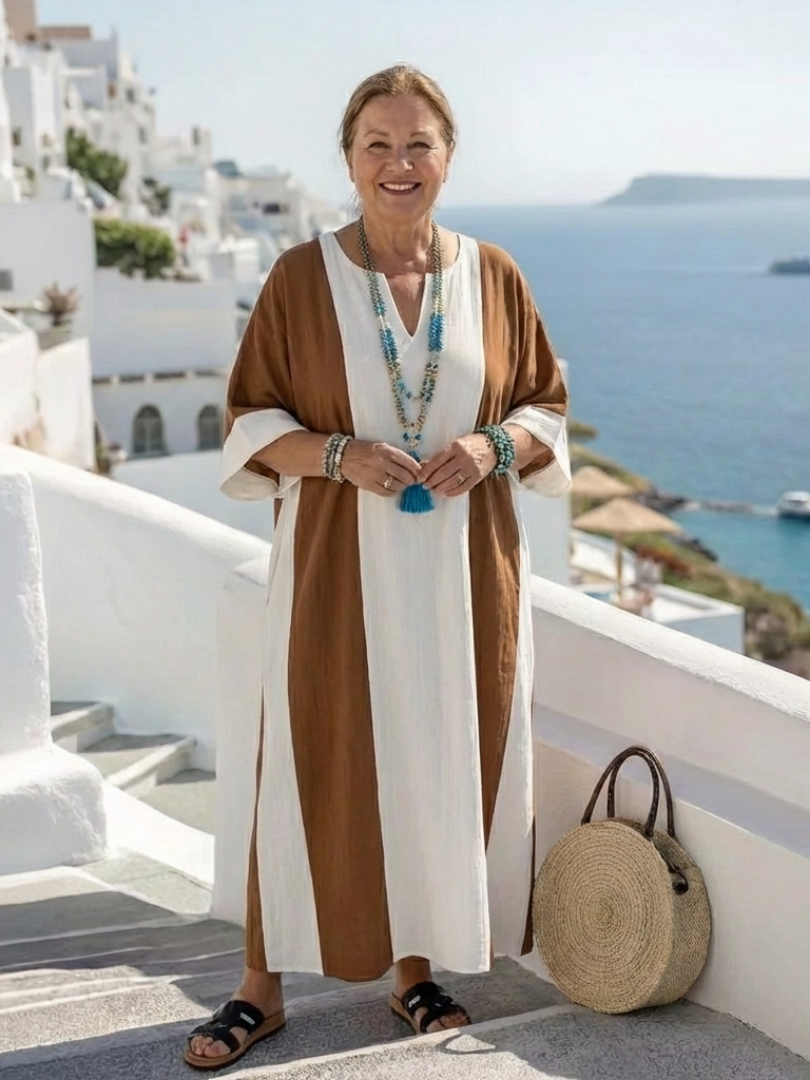 Vestido mujer ligero y elegante corte fresco