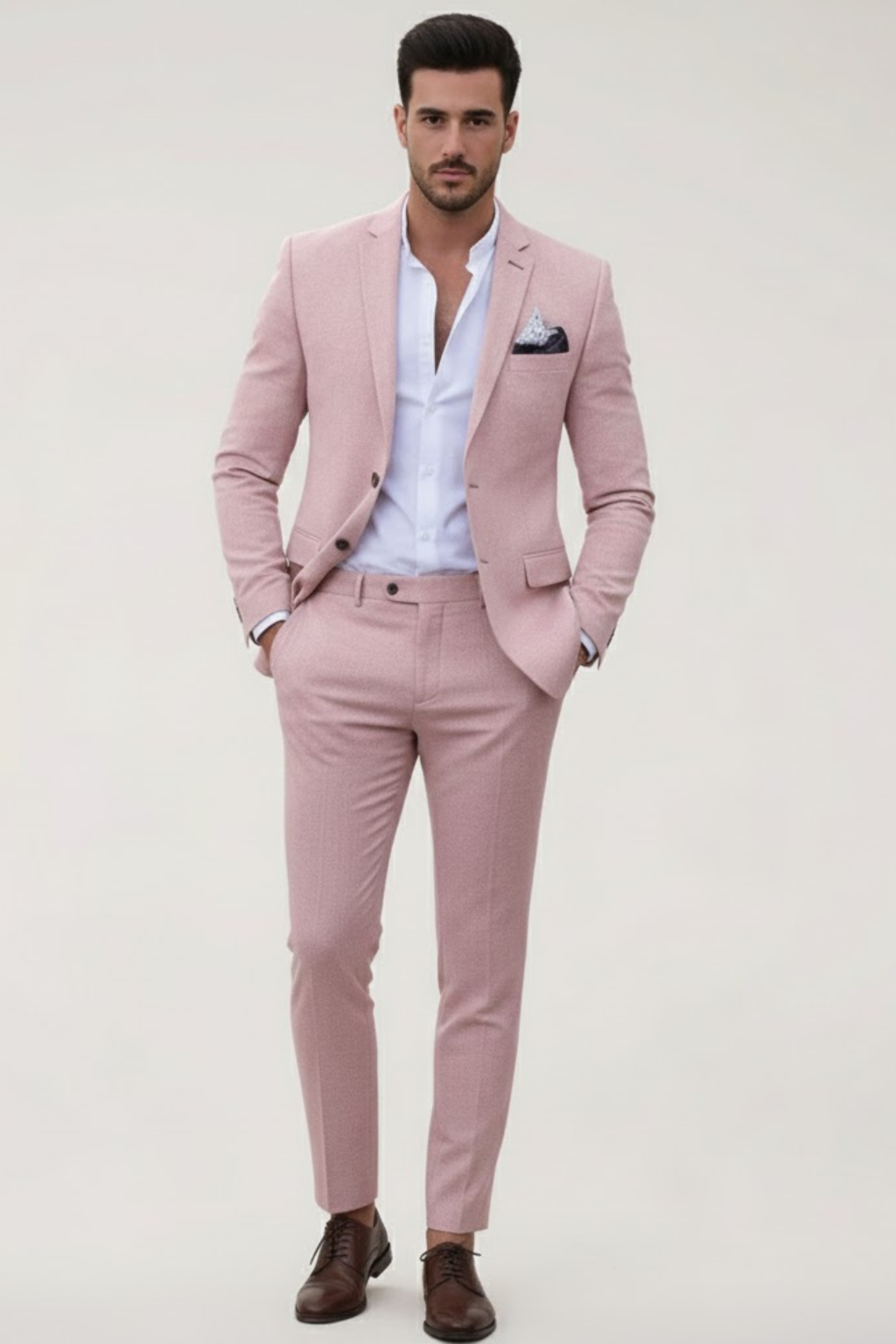 Traje Hombre Primavera Moderno Slim Fit
