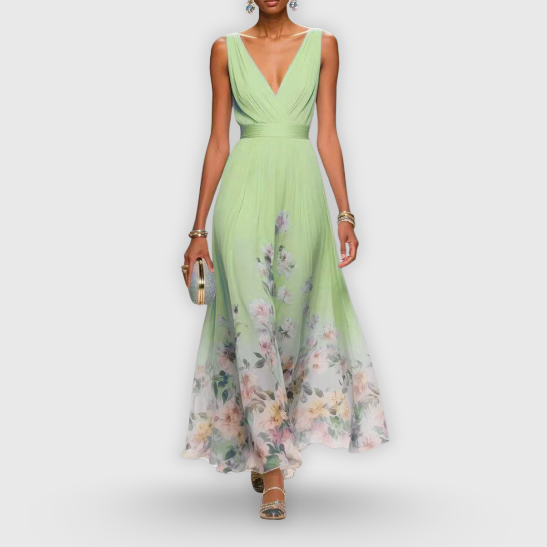 Vestido Veraniego Mujer Tela Ligera Corte Ajustado
