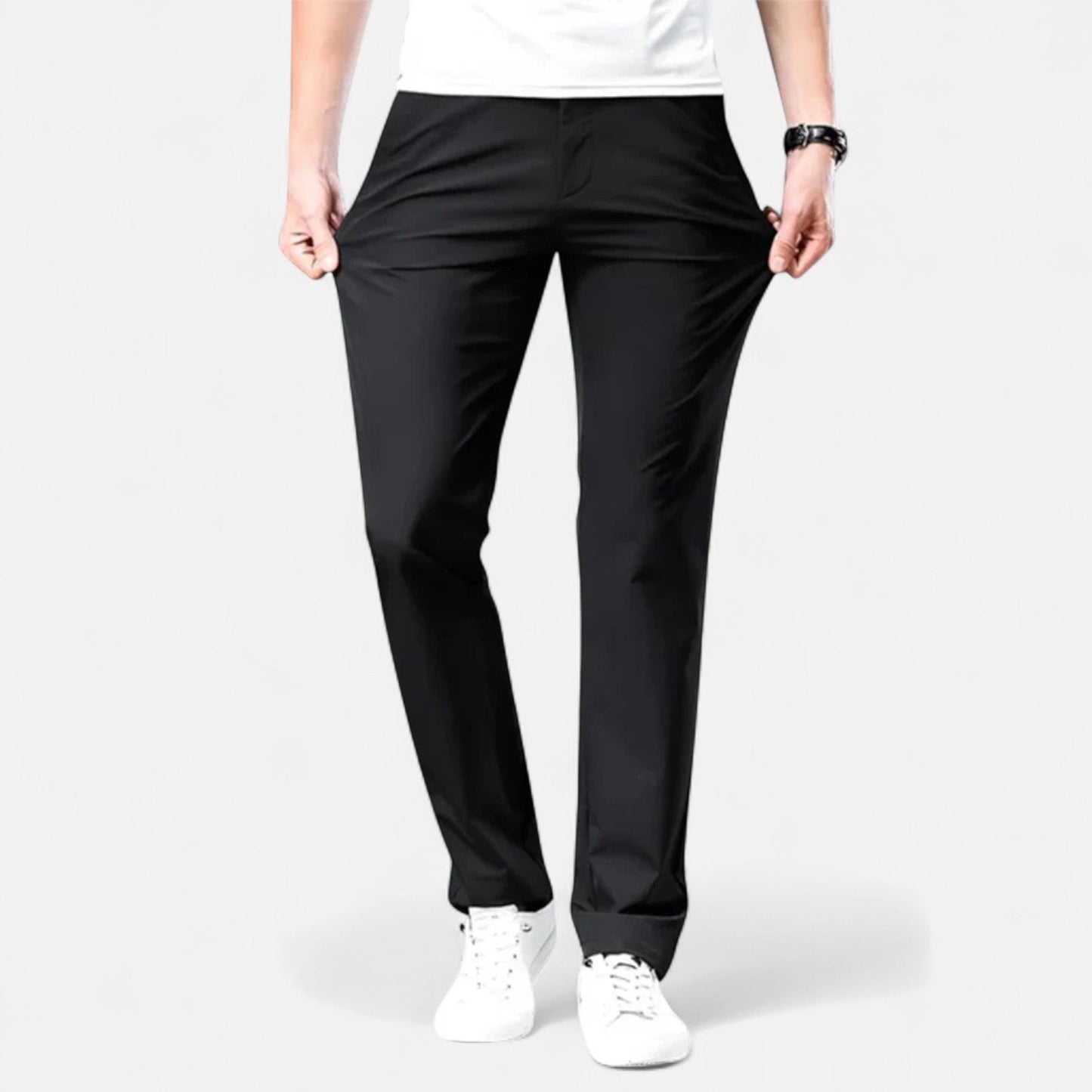 Pantalones Chino Hombre Algodón Comodos Corte Clasico
