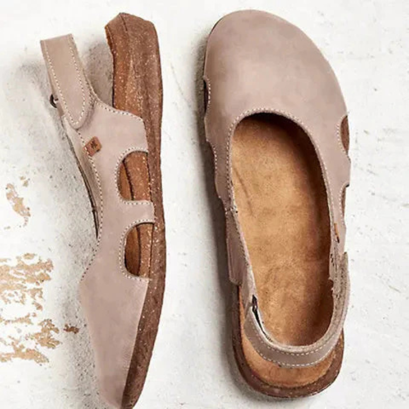 Sandalias Mujer Cerradas con Tira Trasera Diseño Cómodo
