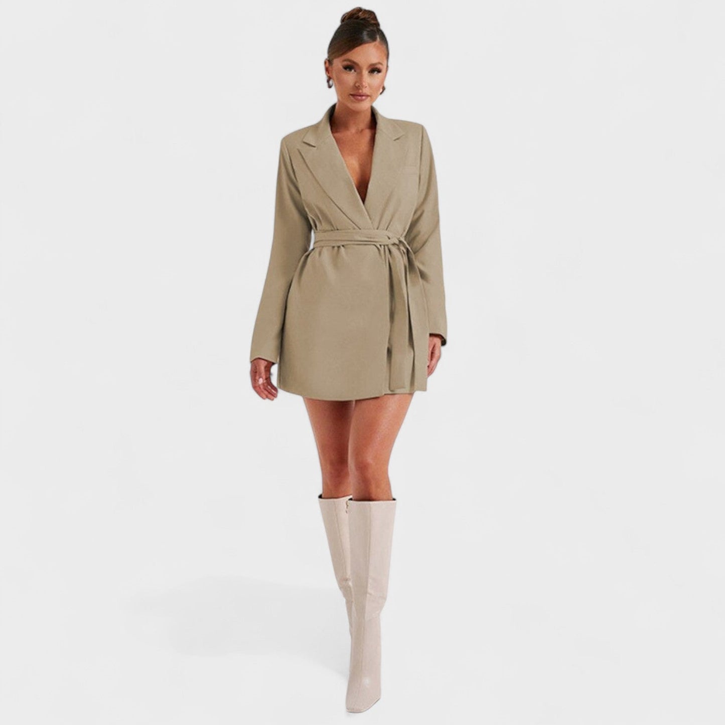 Vestido Blazer Mujer Corte Recto