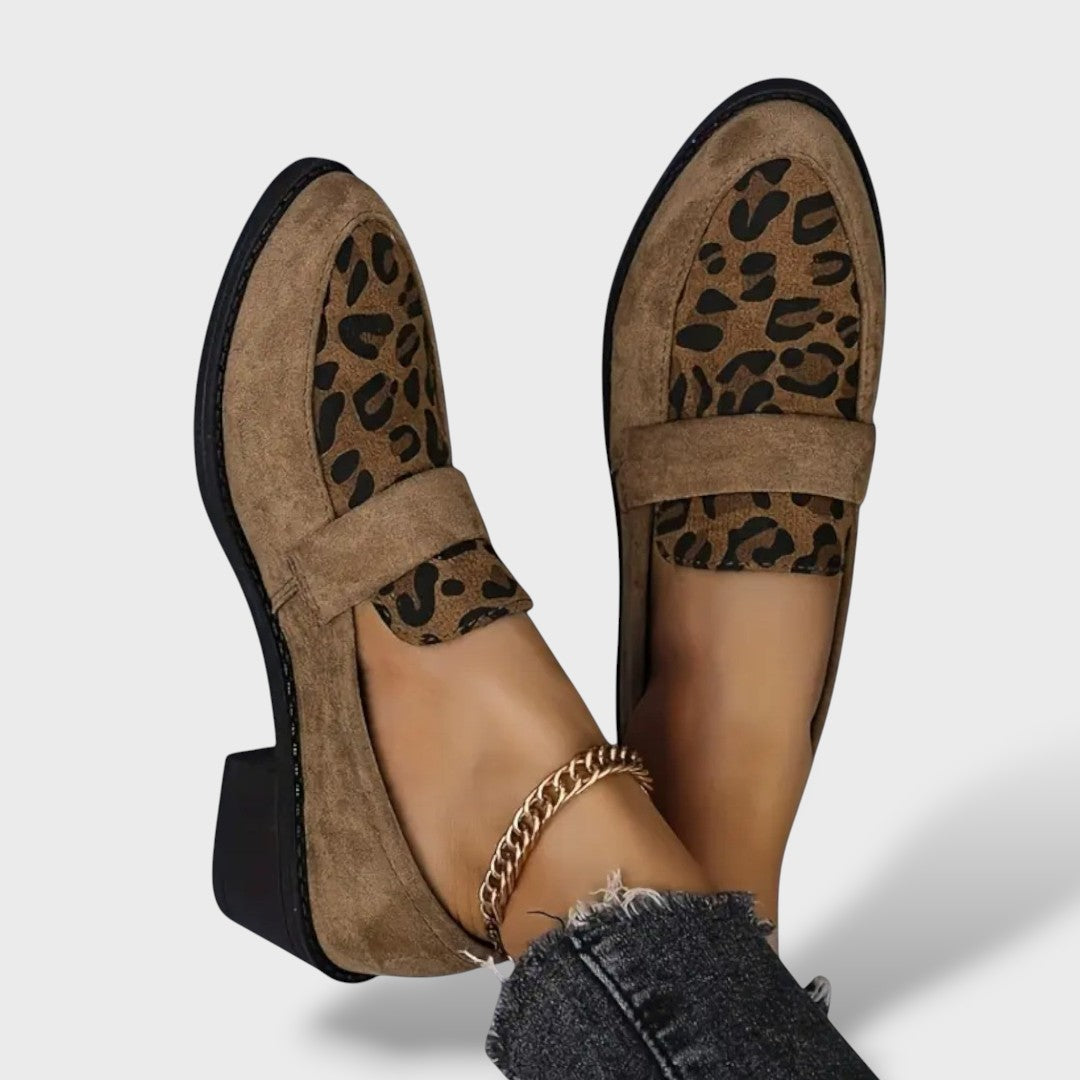 Zapatos Mujer Elegantes Estampado Animal Ajuste Clásico