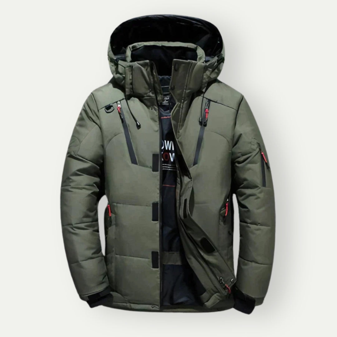 Chaqueta Invierno Hombre Aislante con Capucha