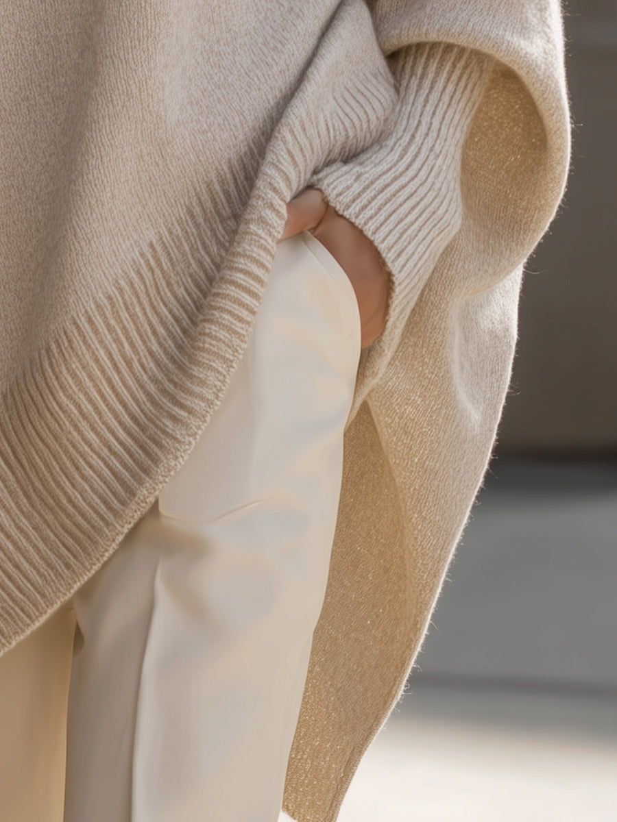 Jersey Mujer Sofisticado Oversize Ajuste Amplio