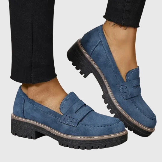 Mocasines Mujer Clásicos Piel Ajuste Confortable