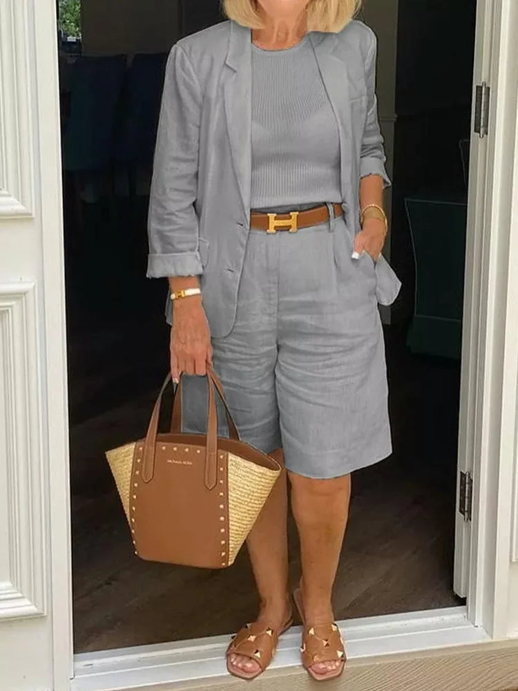 Conjunto Mujer Casual Verano y Pantalón Ligero