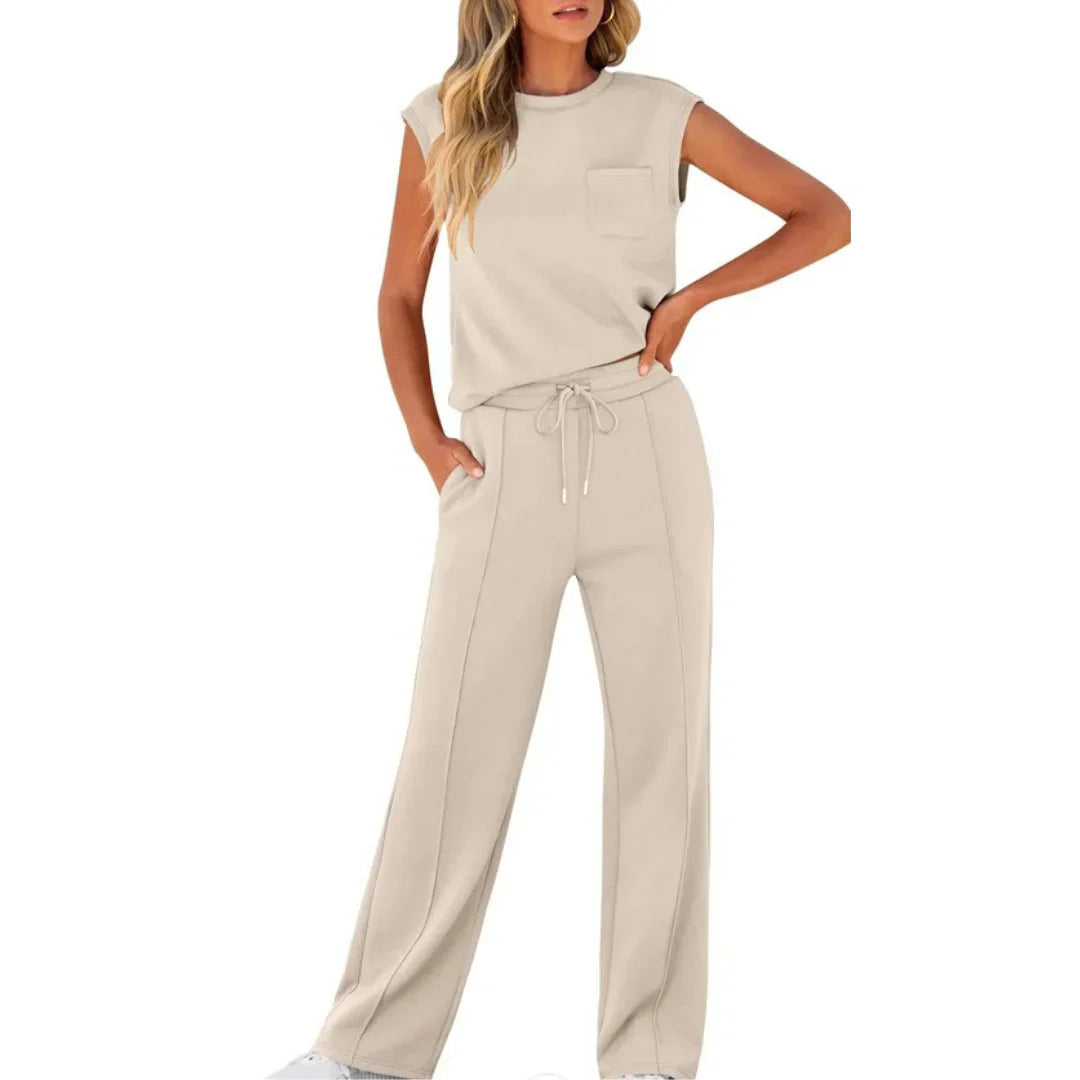 Conjunto Mujer de Lino Fresco Estilo Elegante