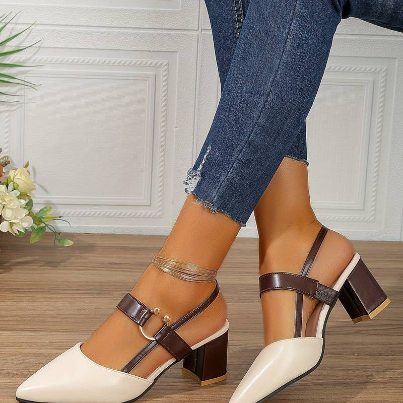 Zapatos mujer ergonómicos slingback moderno