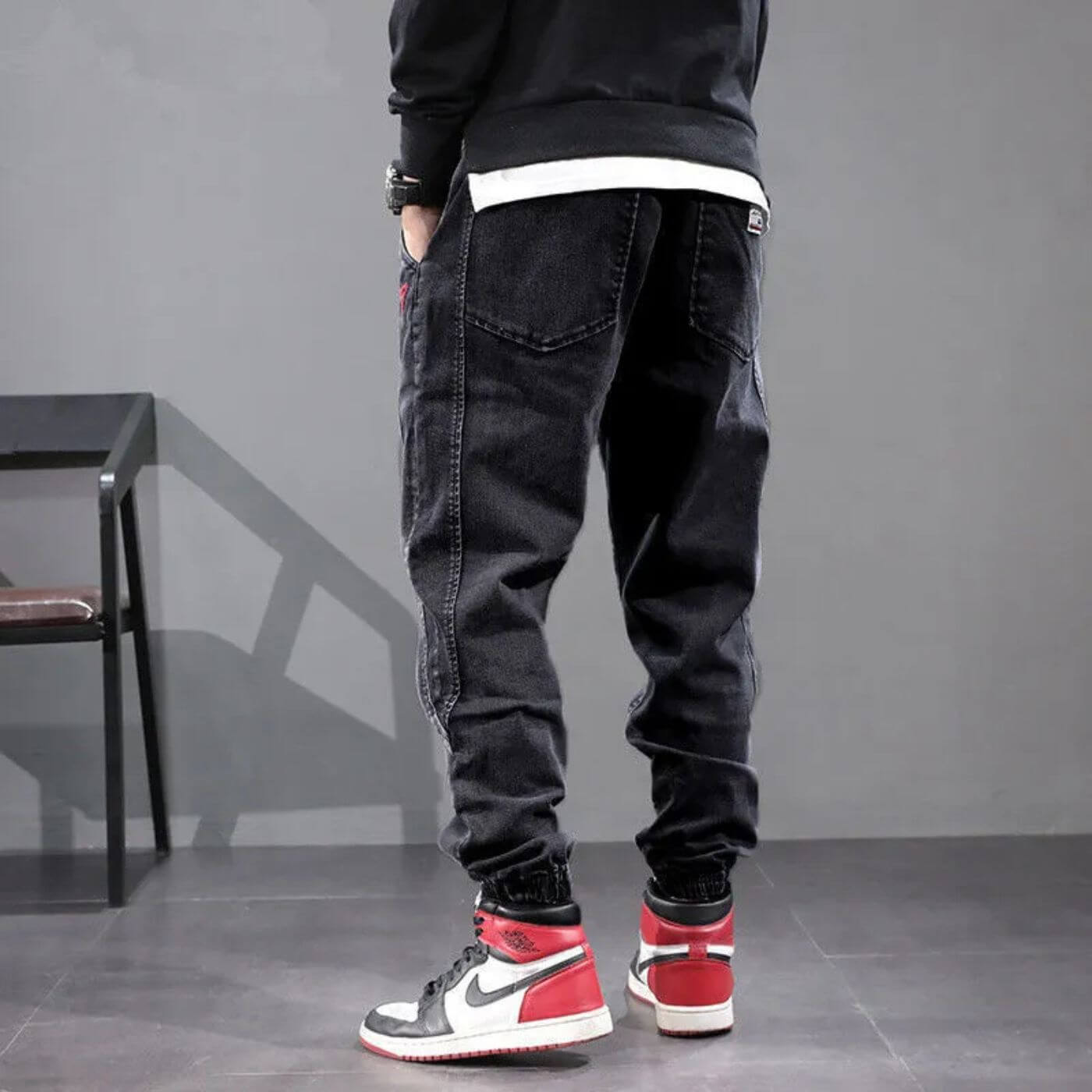 Pantalones Harem Hombre Algodón Cómodos Estilo Casual