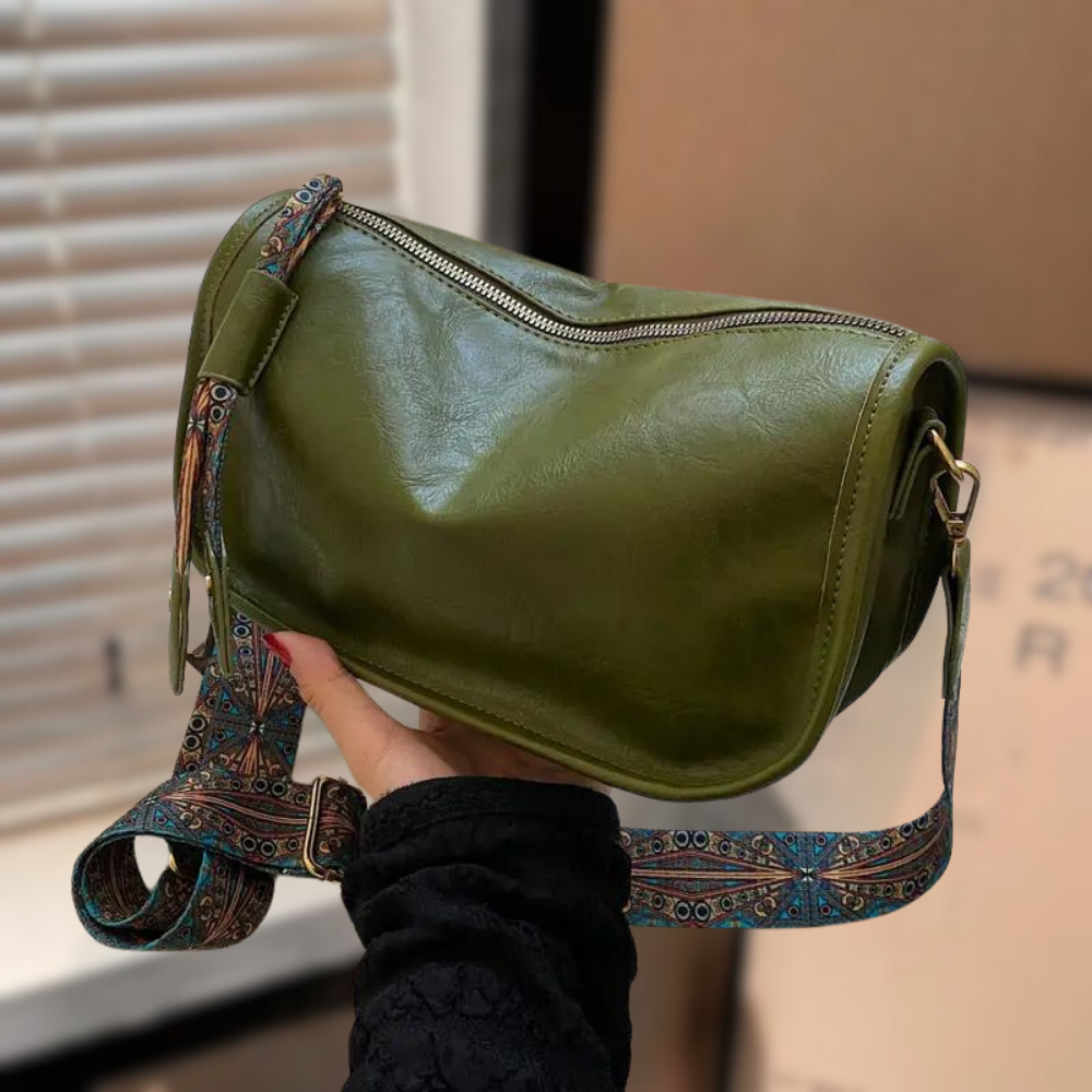 Bolso bandolera mujer con interior amplio y compartimentos