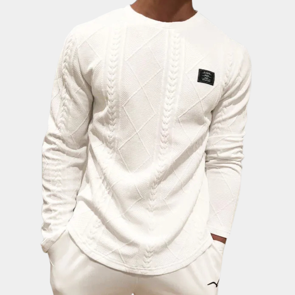 Camisa Hombre de Algodón Manga Larga Ajuste Clásico