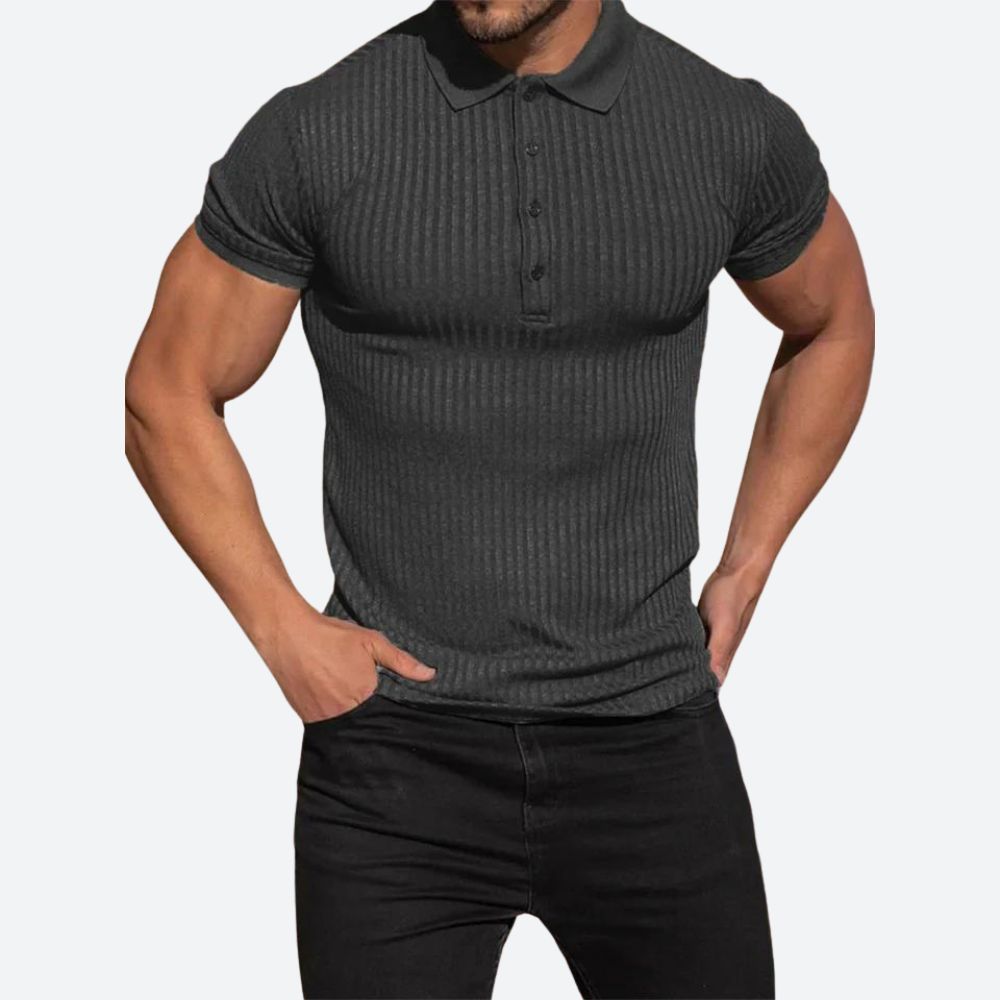 Polo Hombre Algodón Ajuste Clásico Cuello Polo