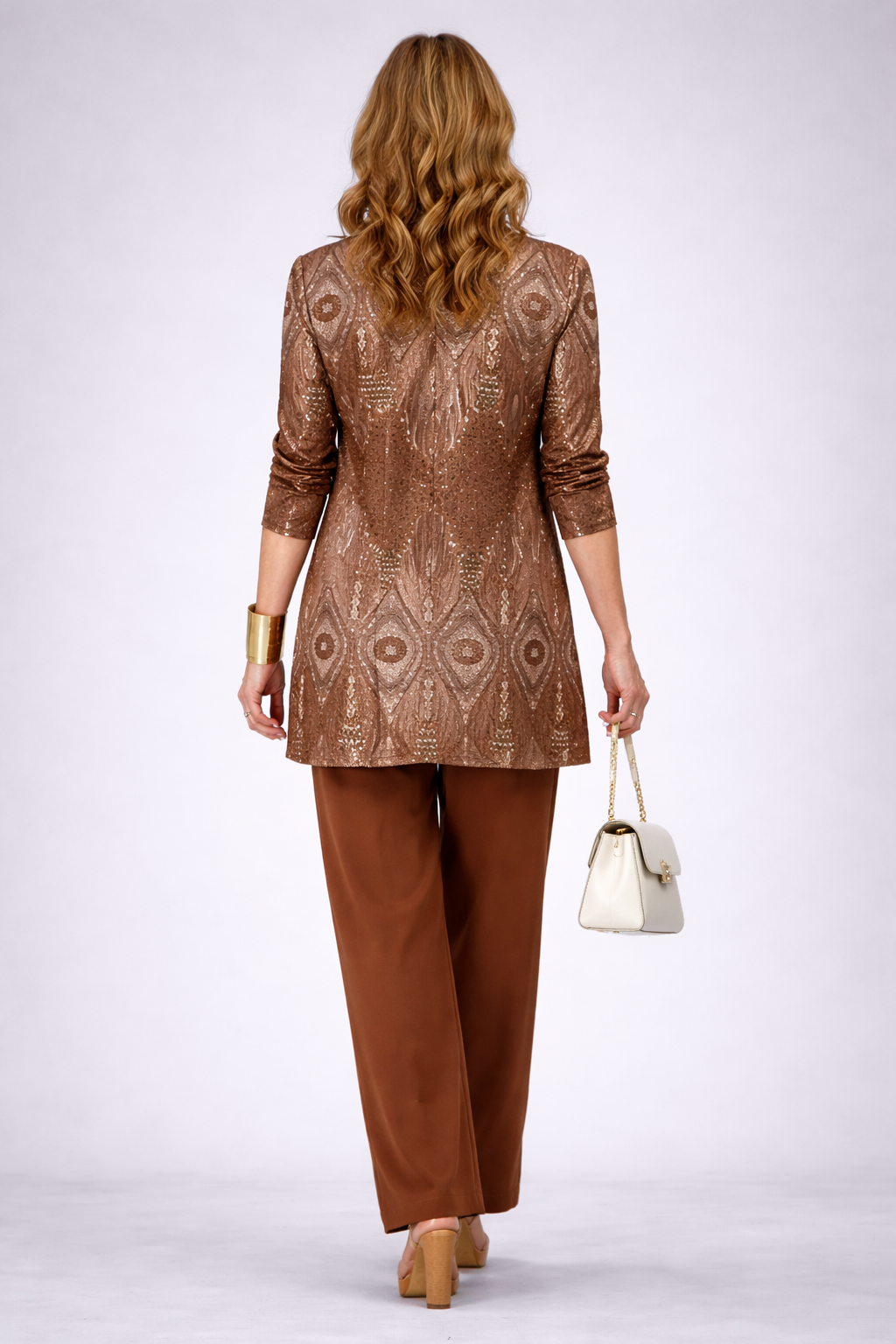 Conjunto Mujer Tres Piezas Comodo Ajuste Casual