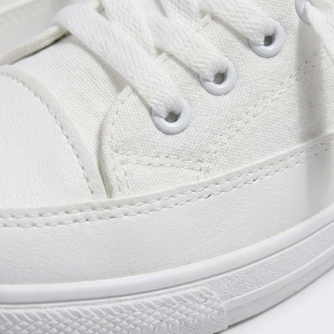 Zapatillas Mujer de Lona con Cordones Suela Plana