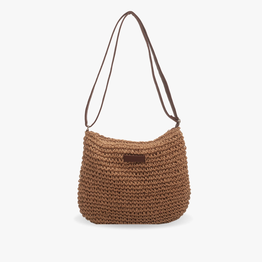 Bolso Bandolera Mujer de Tejido con Correa Ajustable
