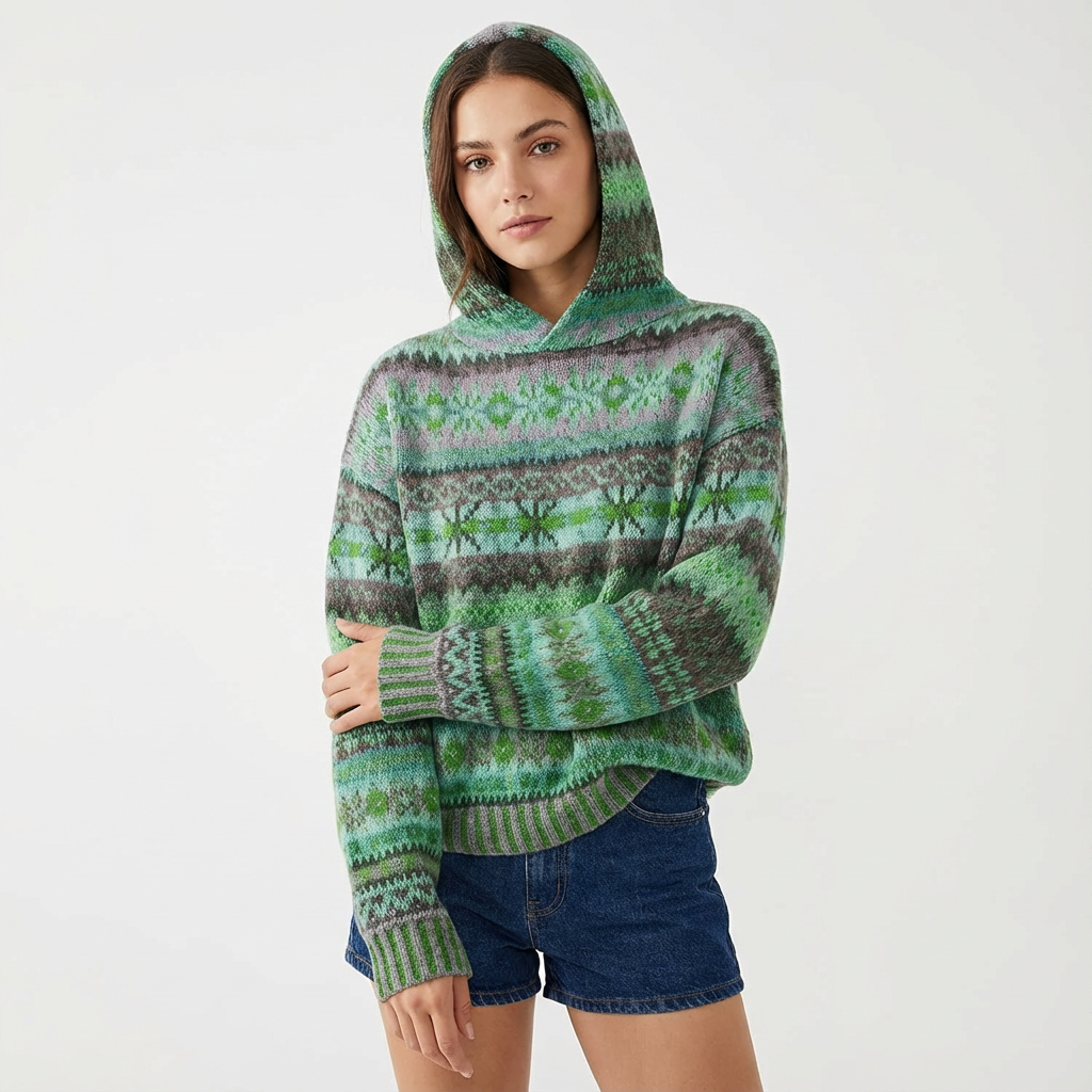 Sudadera Mujer con Capucha Manga Larga Ajuste Comodo