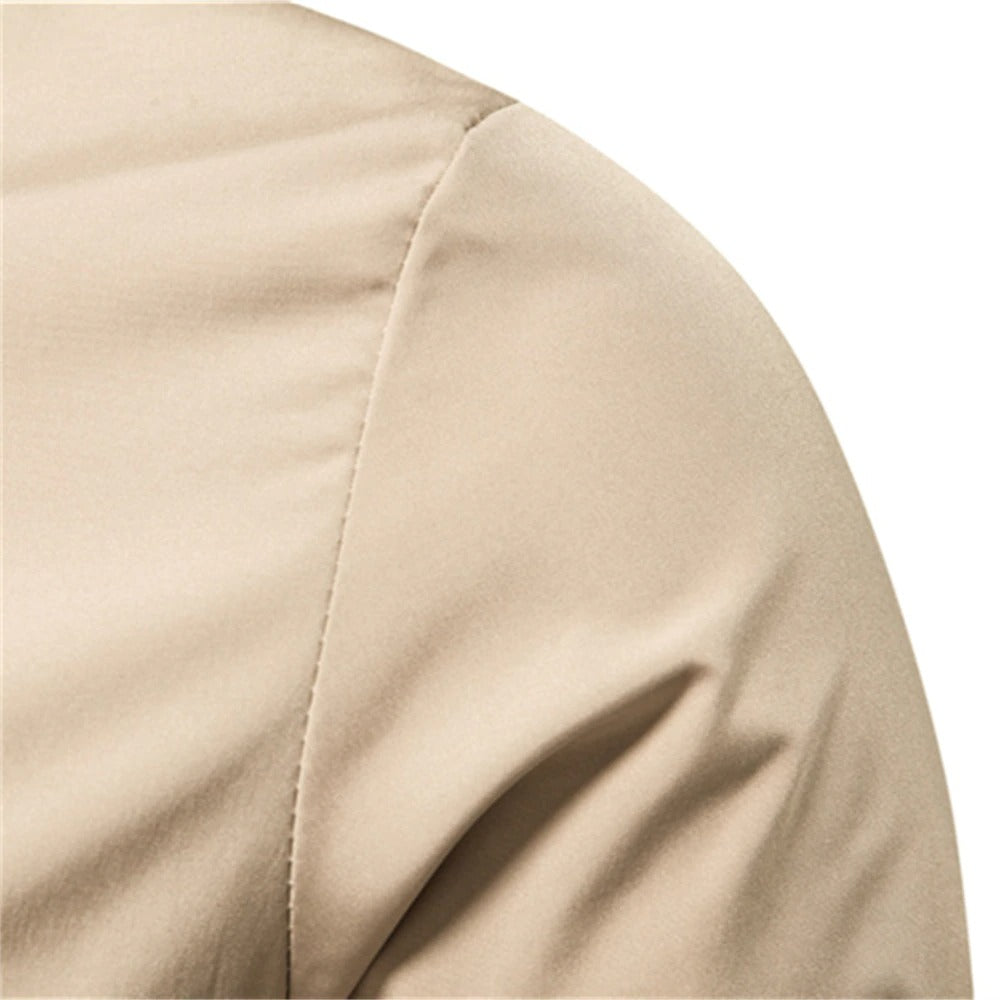 Cazadora Bomber Hombre con Detalles Ajuste Regular