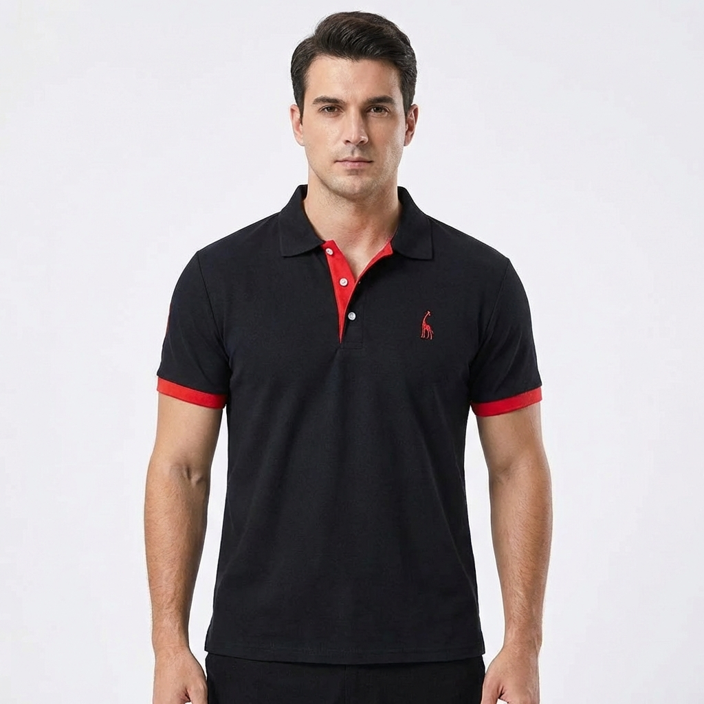 Polo Hombre Algodón Manga Corta Clásico