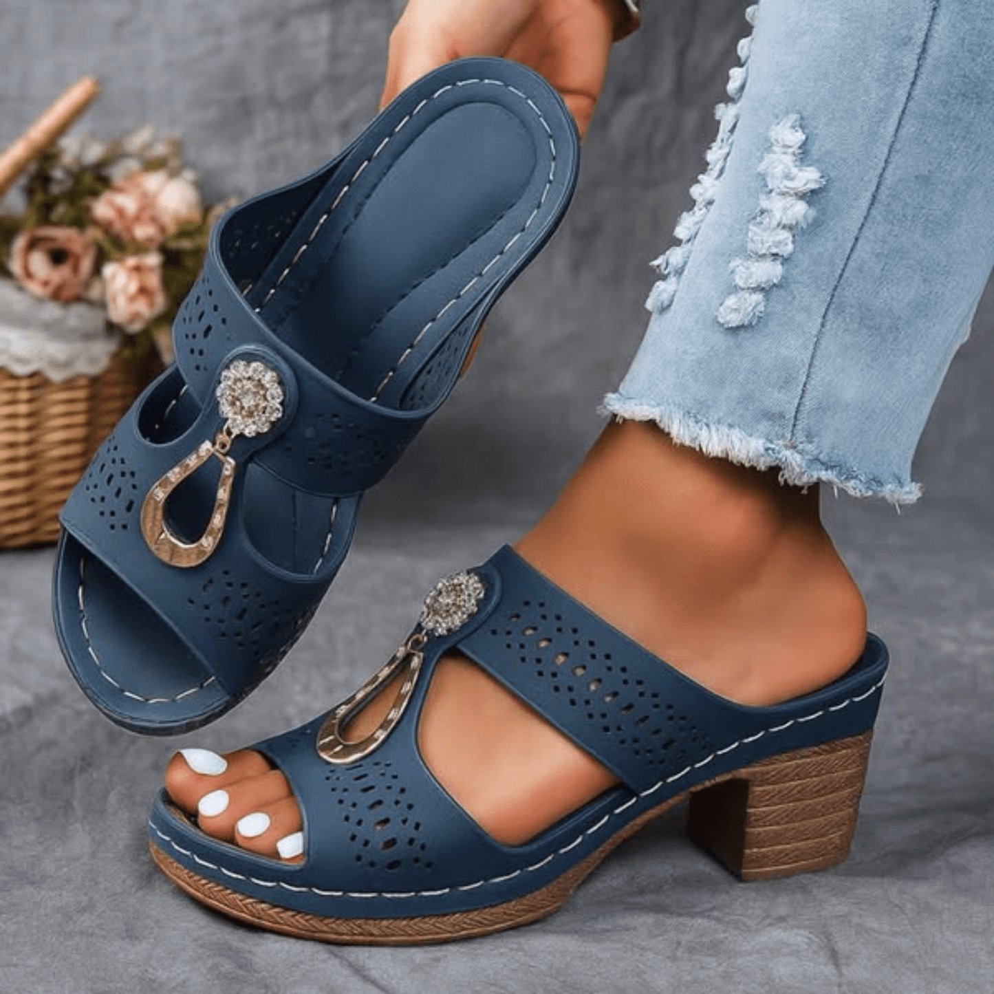 Sandalias mujer ortopédicas cómodas estilo chic