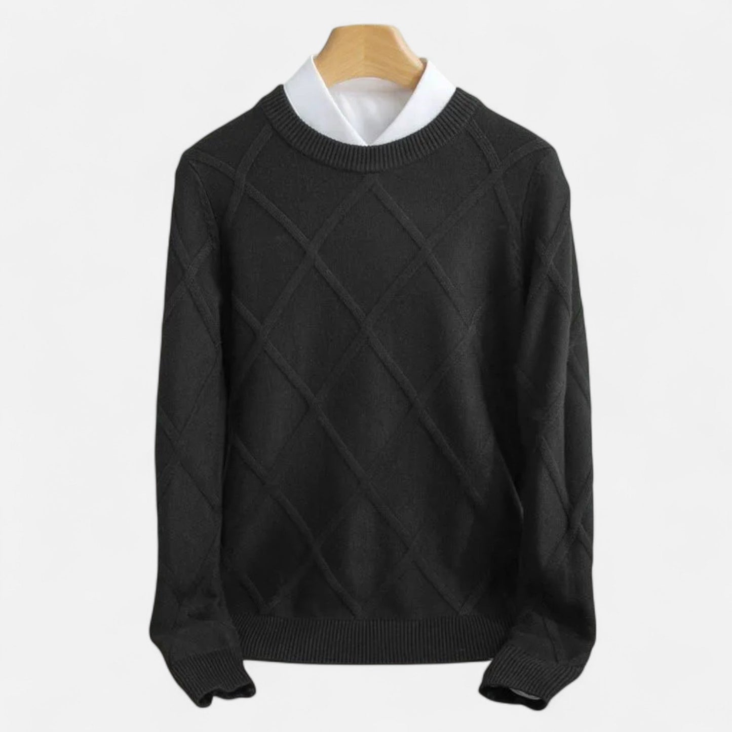Jersey Hombre de Cachemira Punto Argyle