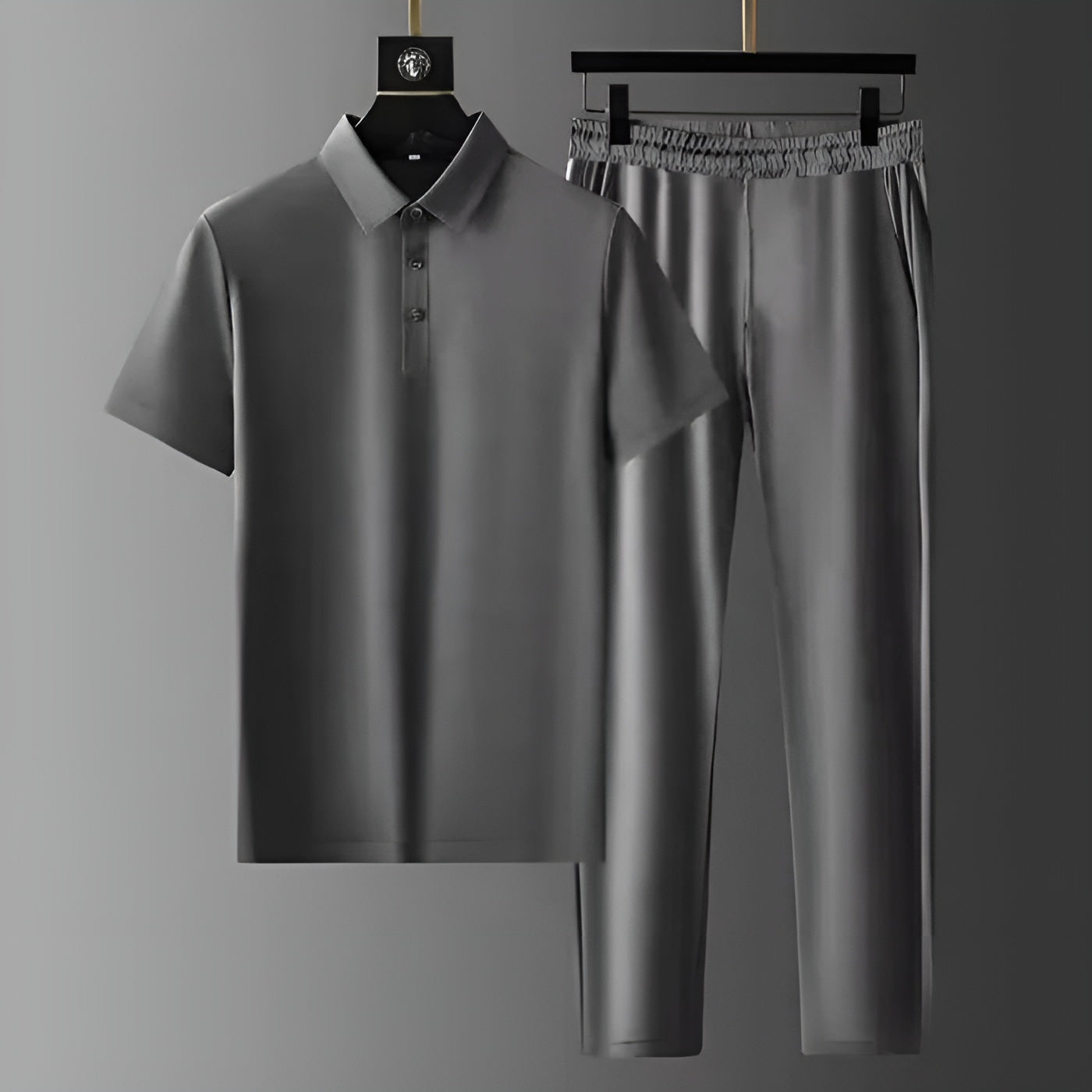 Conjunto Hombre Polo y Pantalón Algodón Cómodo Casual