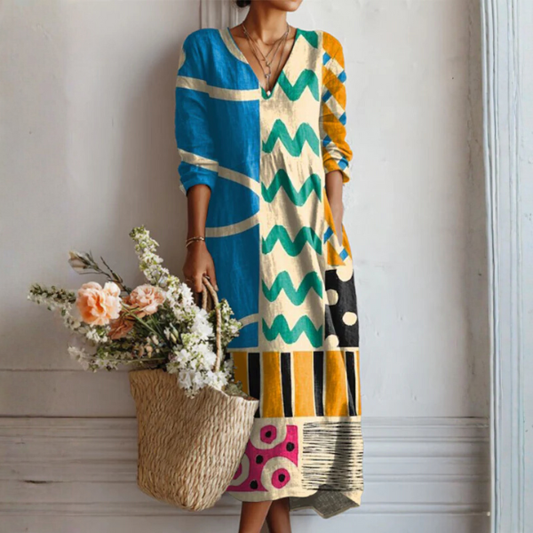 Vestido Mujer Estilo Primaveral Corte Suelto - Mavetta