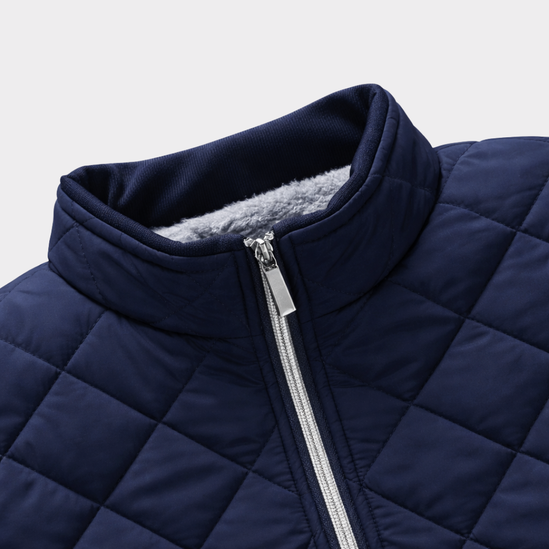 Chaqueta Hombre Acolchada Interior Calido Ajuste Confortable