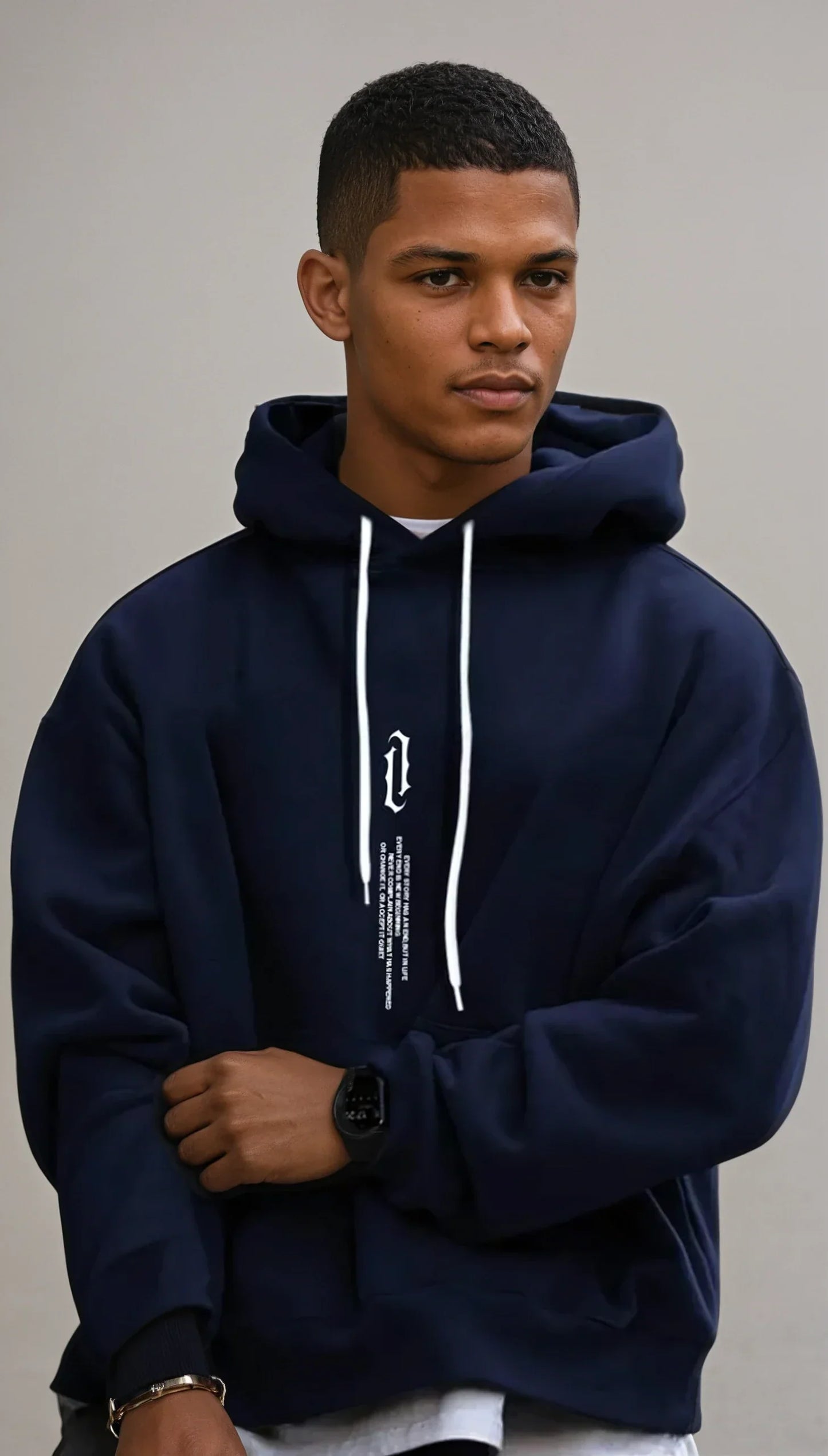 Sudadera Hombre con Capucha y Ajuste Amplio