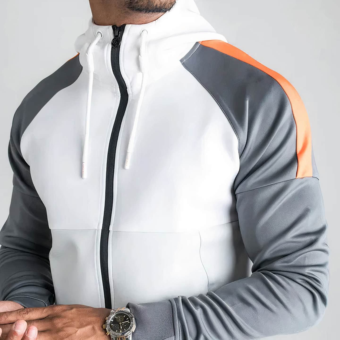 Conjunto chándal hombre cremallera ajuste atlético