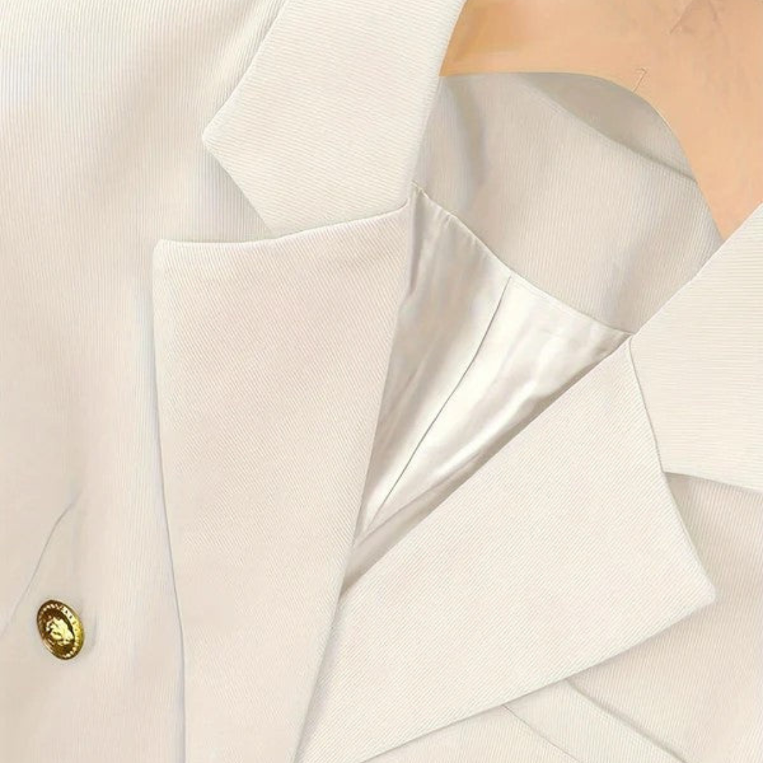Blazer Mujer Doble Botonadura Corte Clasico