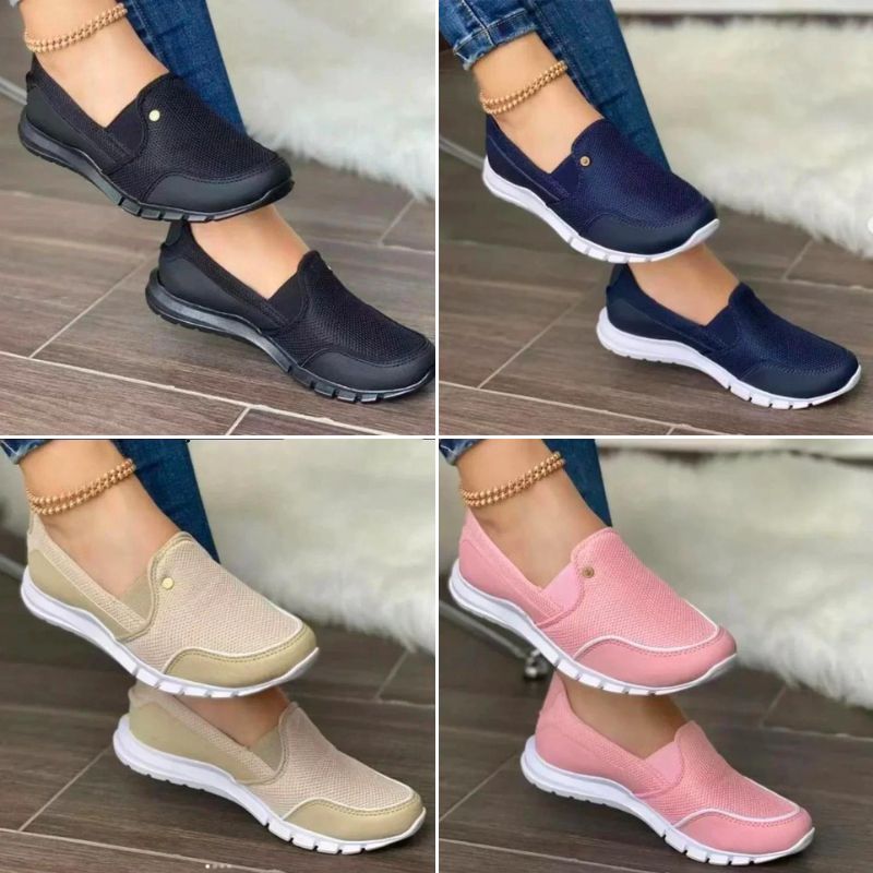 Zapatillas Mujer sin Cordones Diseño Ligero y Comodo