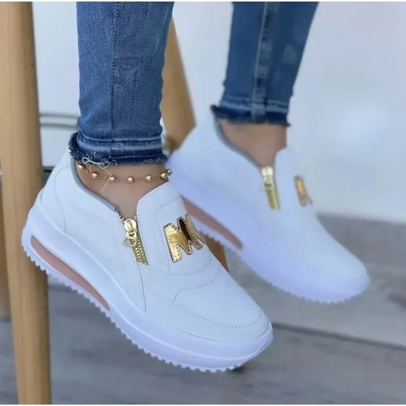 Zapatillas Plataforma Mujer Suaves Comodas Ajuste Casual