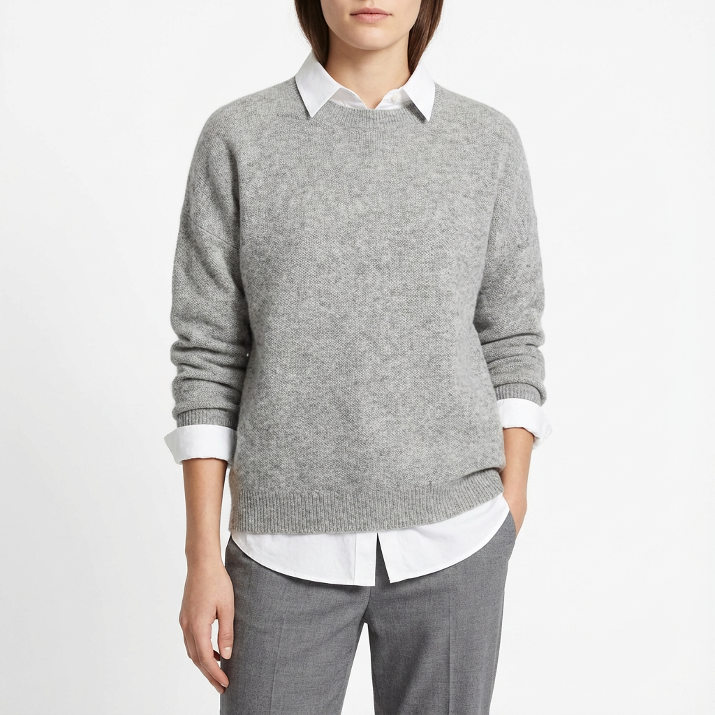 Suéter Mujer de Punto Manga Larga Corte Oversized
