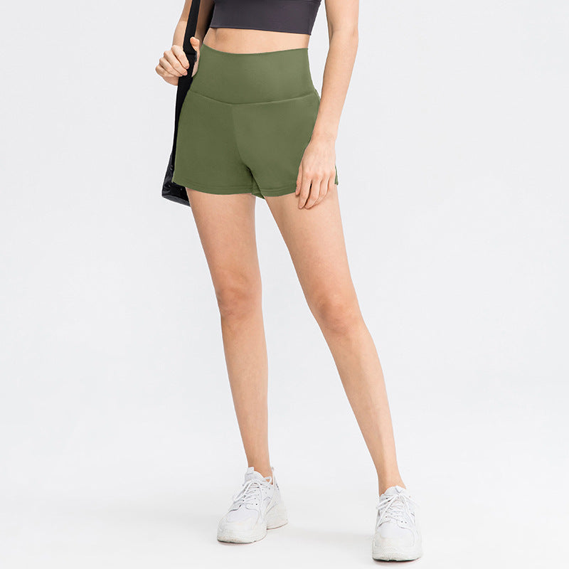 Short deportivo mujer Algodón Cintura Alta Bolsillos