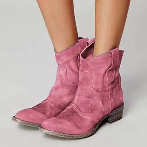 Botines Mujer de Ante Comodos Estilo Elegante