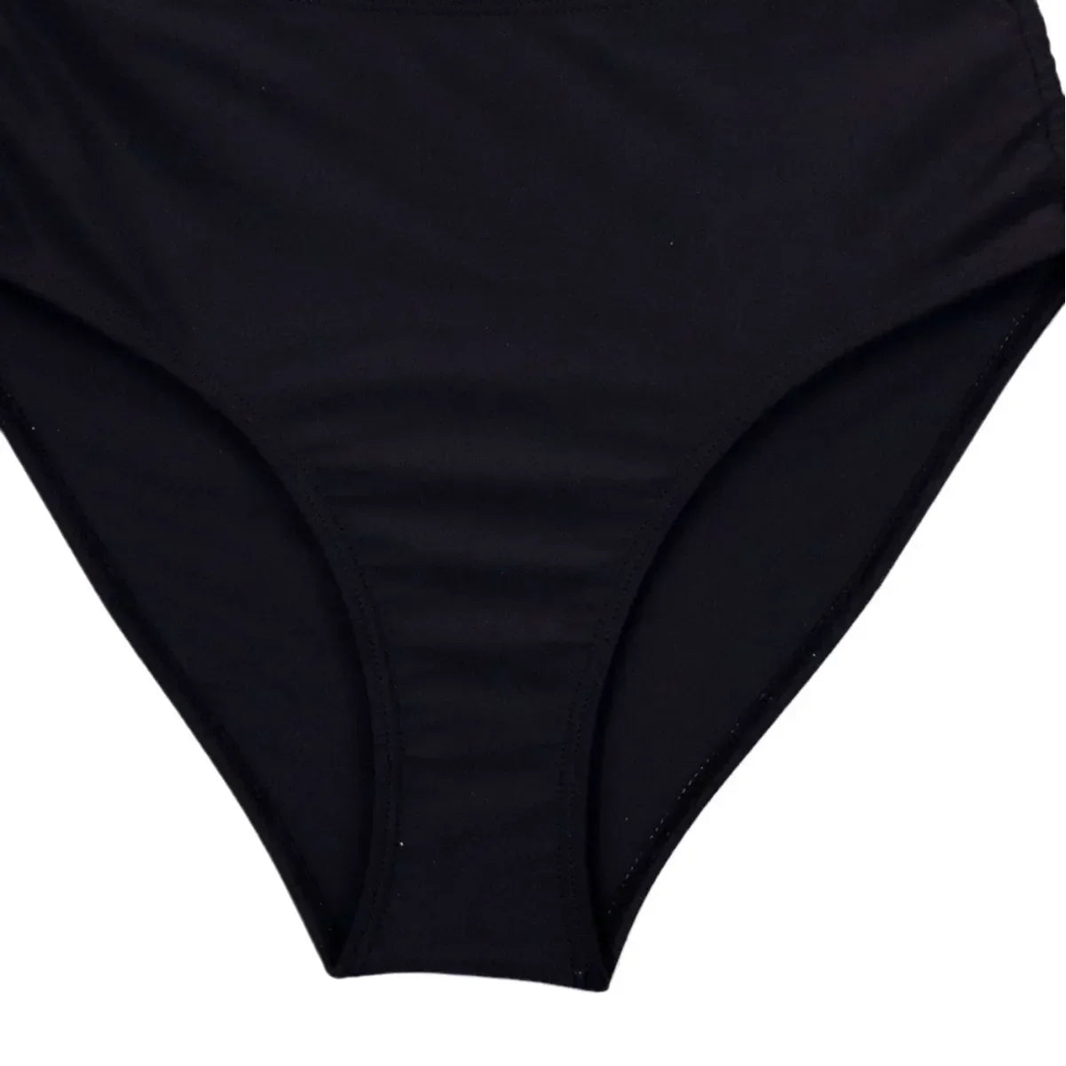 Bañador Tankini Mujer Talle Alto Escote en V Braguita Ajustable