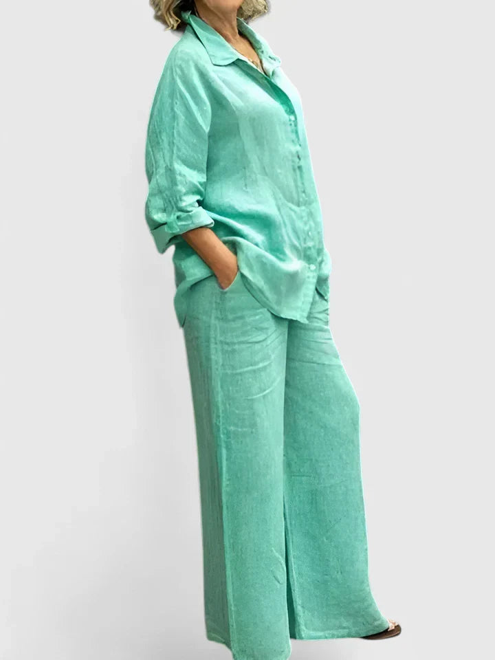 Conjunto Mujer Elegante Comodo Ajuste Regular