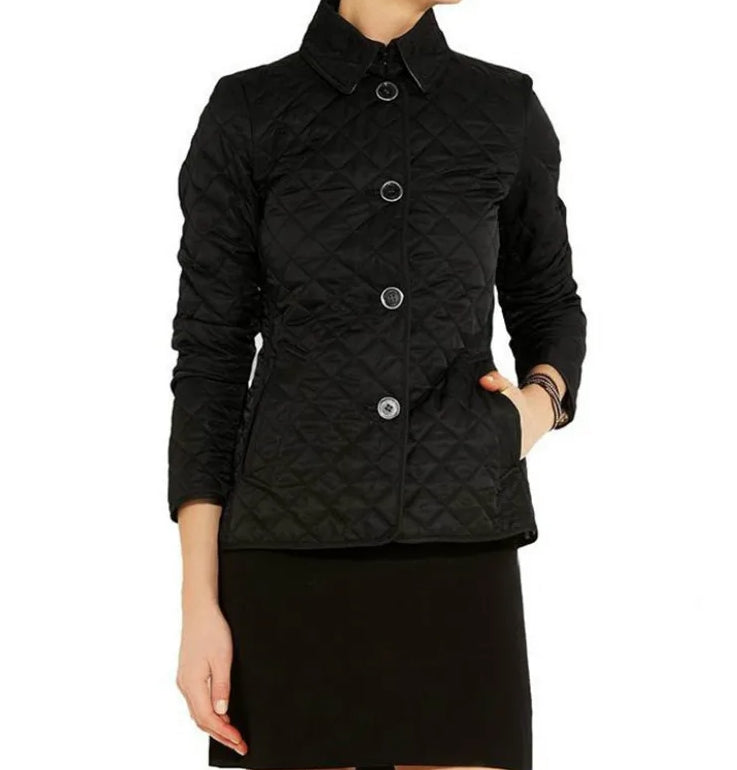Chaqueta Acolchada Mujer Ajuste Clasico