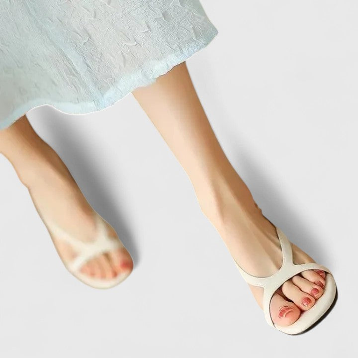 Sandalias Ortopédicas Mujer Tira en T Diseño Abierto