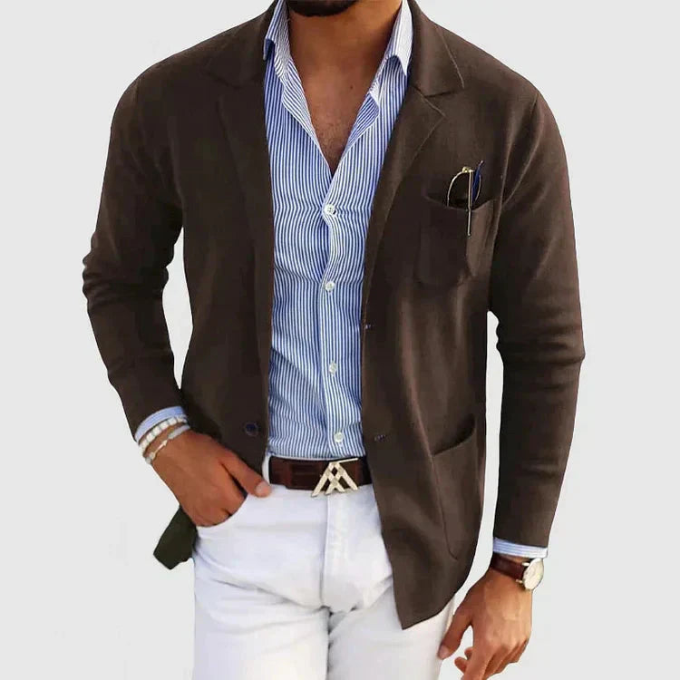 Blazer Hombre Slim Fit Ligero Ajustado