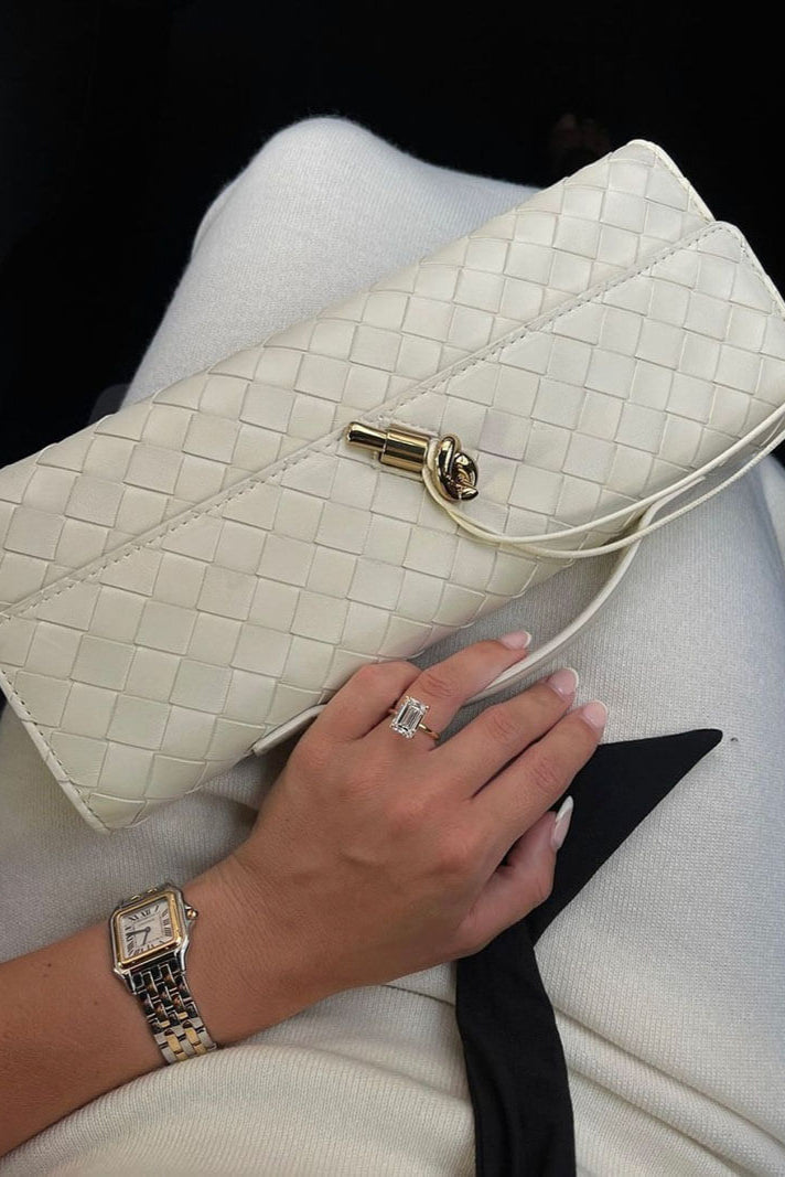 Bolso Baguette Mujer Cuero Vegano Correa Ajustable