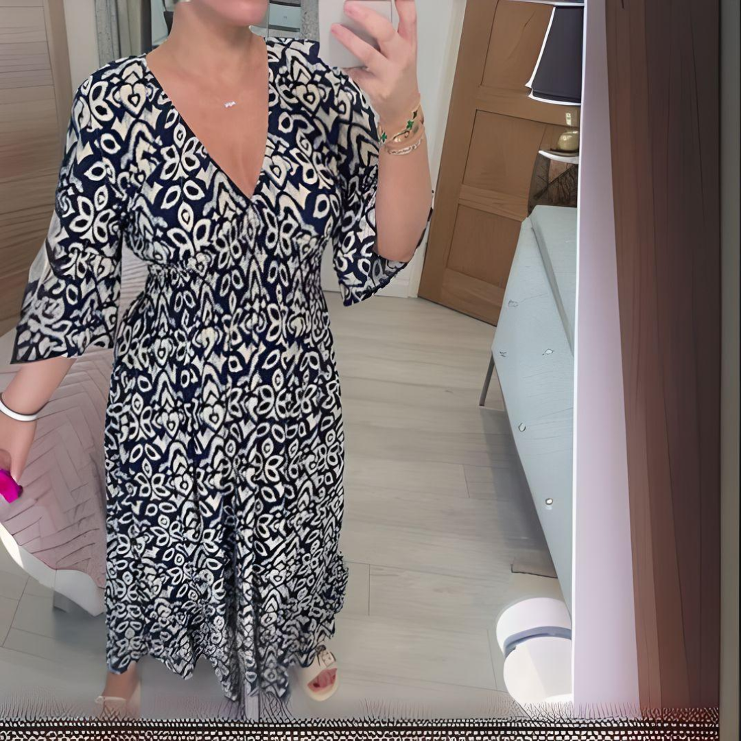Valentina | Vestido Casual Bohemio Estampado para Mujer 5